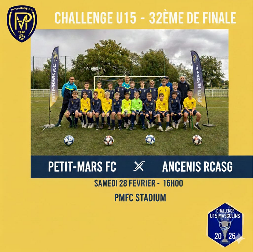 32ème de finale Challenge U15